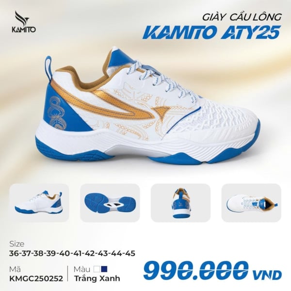 Giày Kamito ATY25 - KMGC250252 - Trắng/Xanh