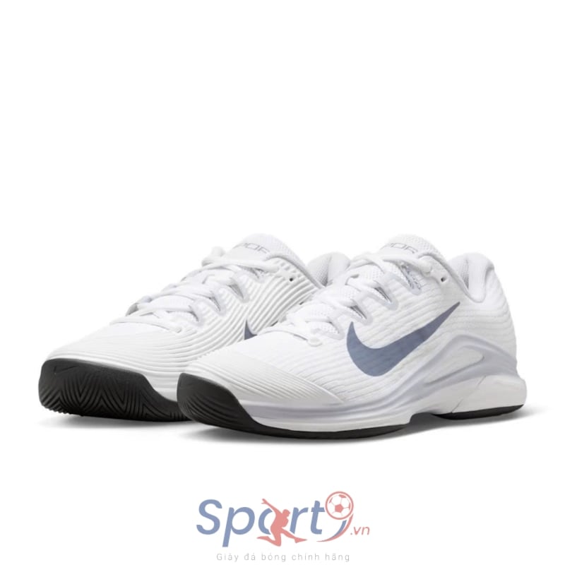 Giày Pickleball Nike Zoom Vapor 12 HC - FV5554-102 -  Trắng/Xanh/Đen