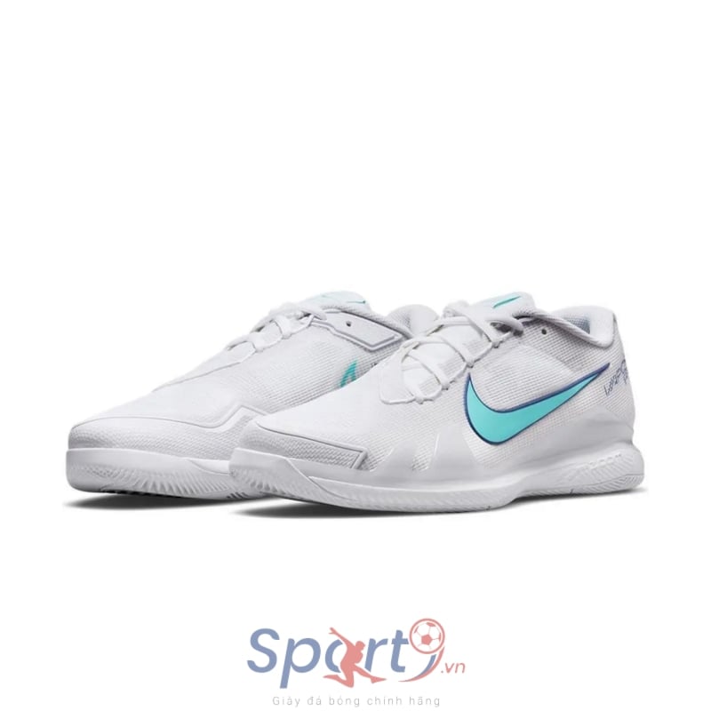 Giày Pickleball Nike Court Air Zoom Vapor Pro - CZ0220-141 - Trắng/Xanh Mint