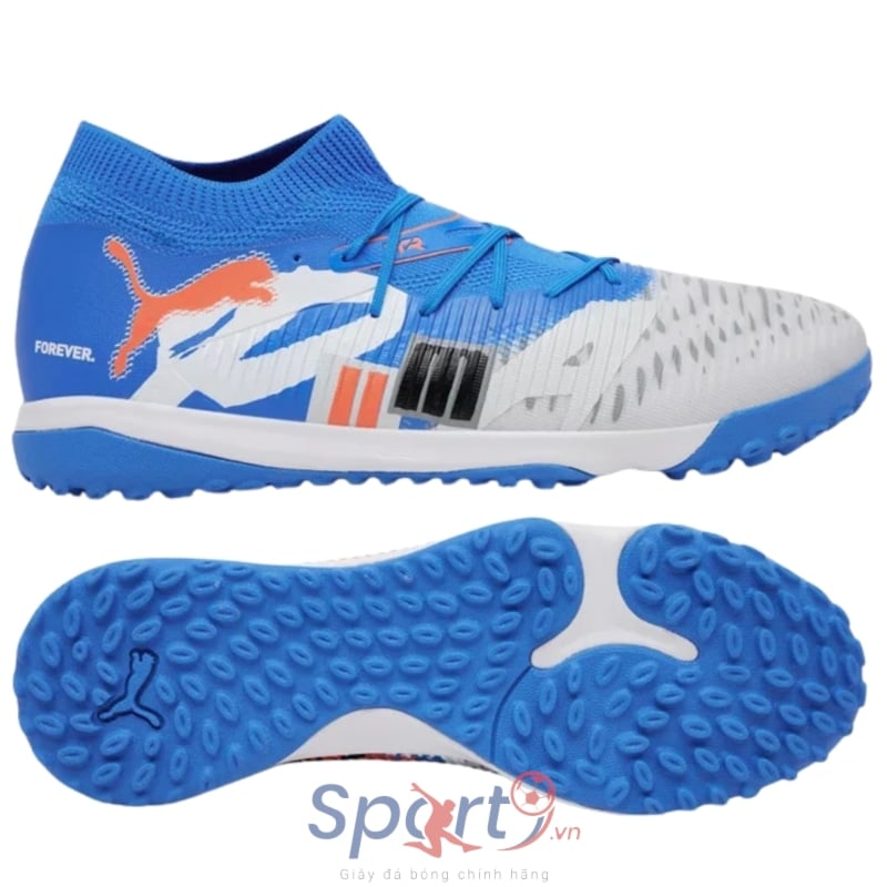 Puma Future 8 Match Forever TT - Xanh/Trắng - 108425 01