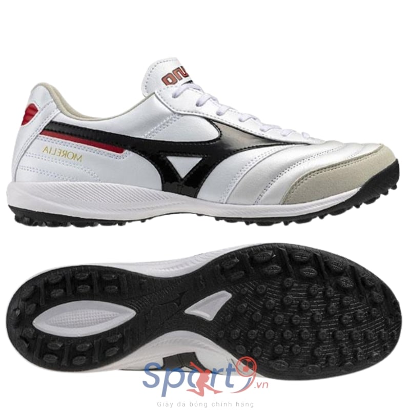 Mizuno Morelia Sala Elite TF - Màu Trắng/Đen - Q1GB251209