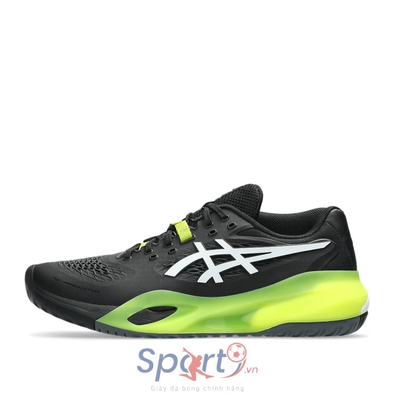 Giày Pickleball Asics Gel Resolution X - 1041A481-002 - Đen/Xanh Chuối