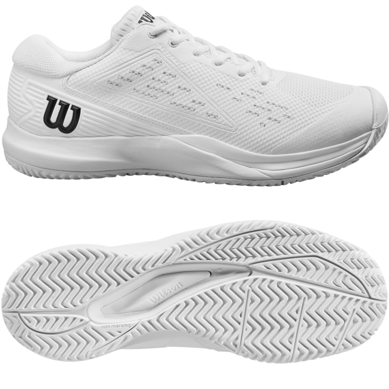 Giày Pickleball Wilson Rush Pro Ace - WRS332710 - Màu Trắng
