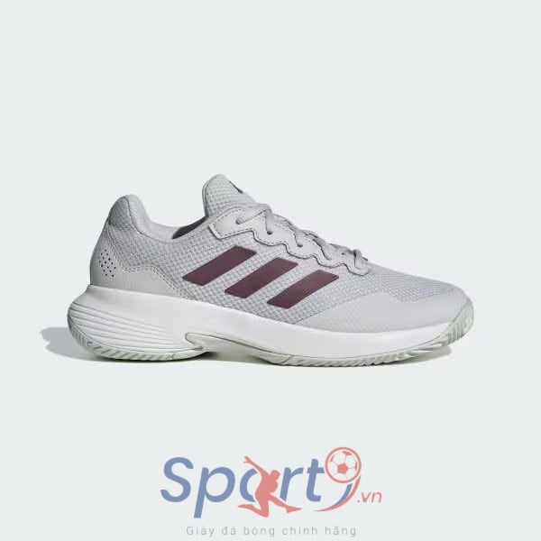Giày Pickleball Adidas Gamecourt 2.0 - IE0841 - Xám/Tím