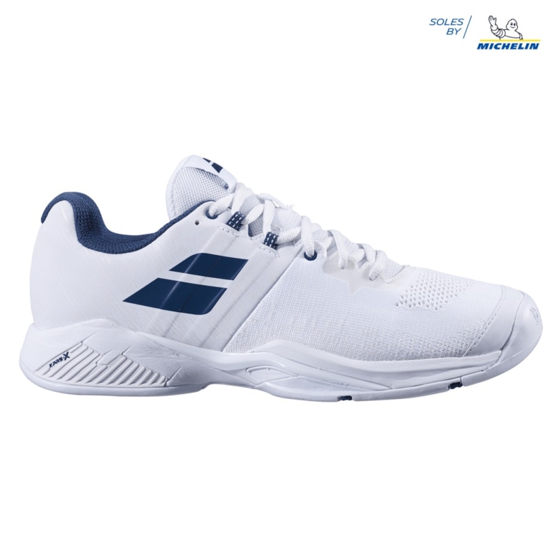 Giày Pickleball Babolat Propulse Blast AC - 30S20442-1005 - Trắng/Xanh