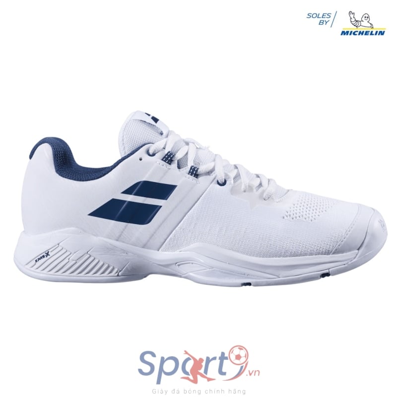 Giày Pickleball Babolat Propulse Blast AC - 30S20442-1005 - Trắng/Xanh
