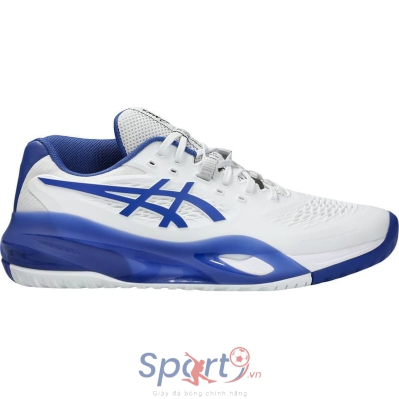 Giày Pickleball Asics Gel Resolution X - 1041A481-101 - Trắng/Xanh