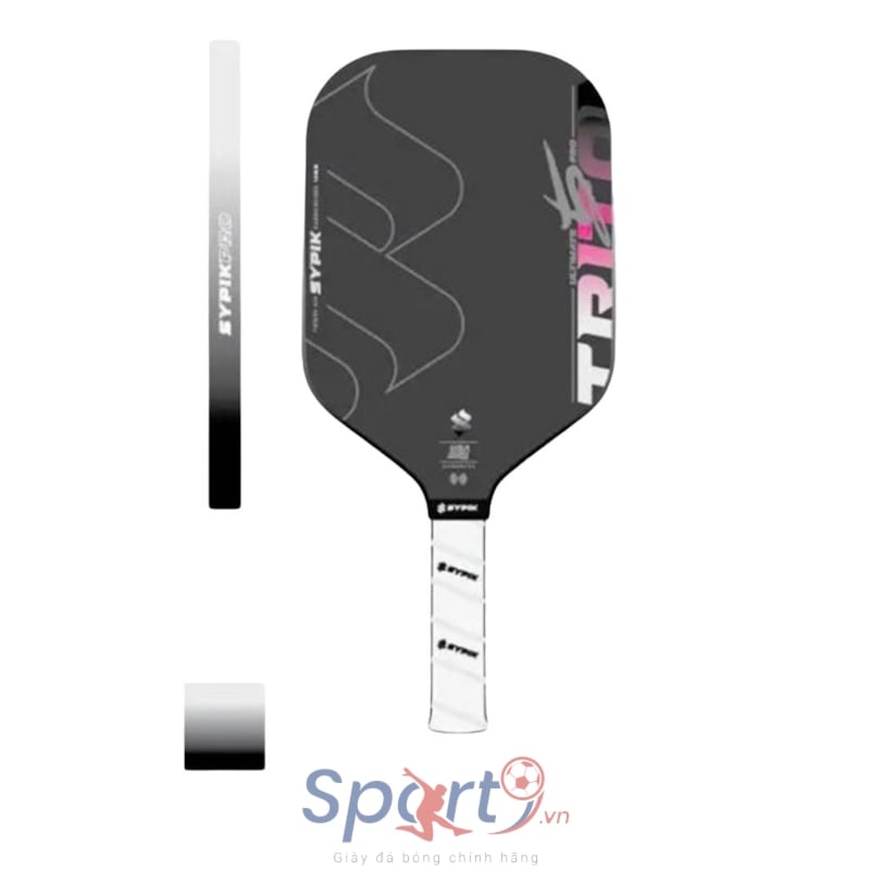 Vợt Pickleball Sypik Pro Tour Ultimate Triton 5 - Màu Đen Bạc