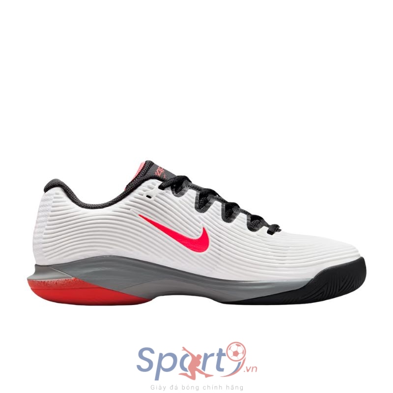 Giày Pickleball Nike Zoom Vapor 12 HC - HV1449-100 - Trắng/Cam/Đen