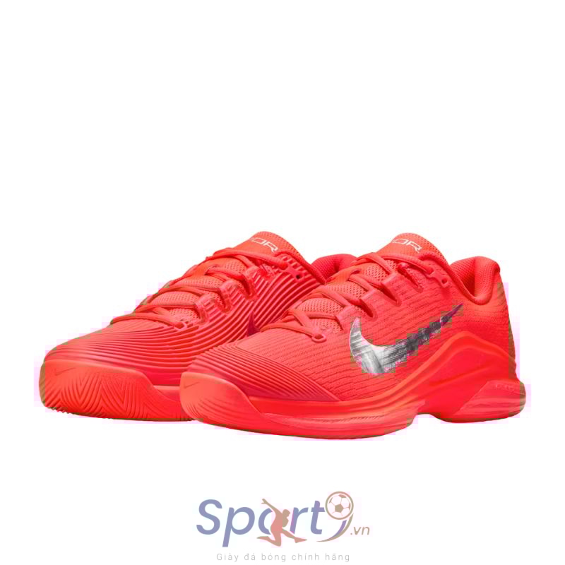 Giày Pickleball Nike Zoom Vapor 12 HC - HQ2595-600 - Màu Đỏ