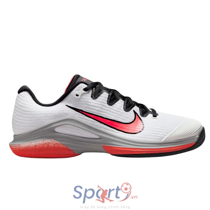 Giày Pickleball Nike Zoom Vapor 12 HC - IB2534-100 - Trắng/Cam/Đen