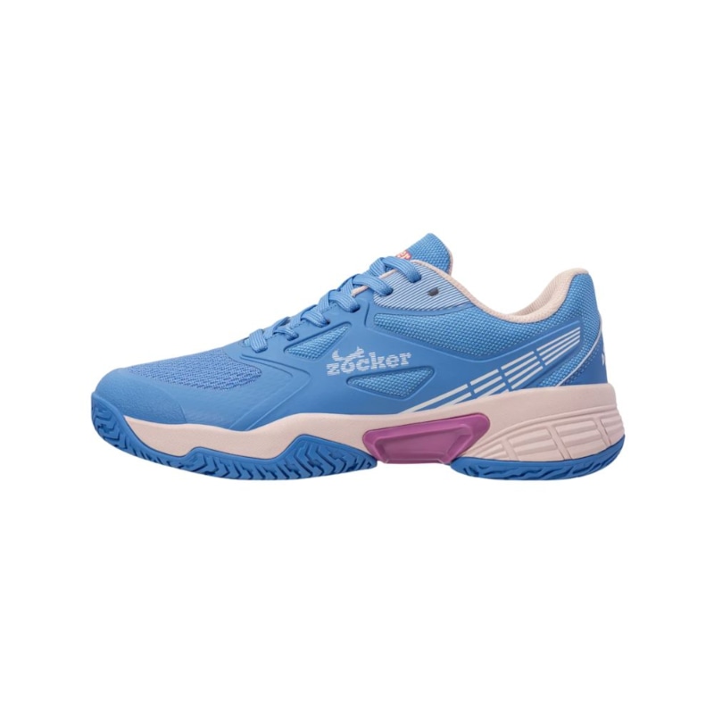 Giày Pickleball Zocker Aspire Speed - Xanh/Tím
