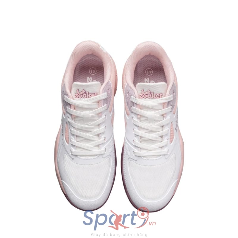 Giày Pickleball Zocker Aspire Speed - Trắng/Hồng