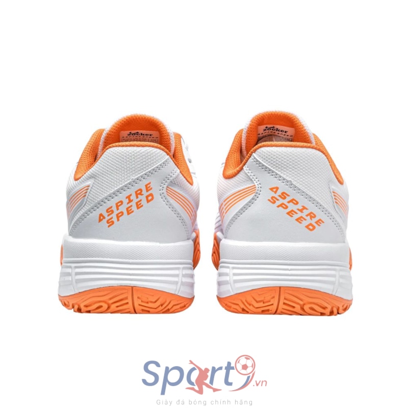 Giày Pickleball Zocker Aspire Speed - Trắng/Cam