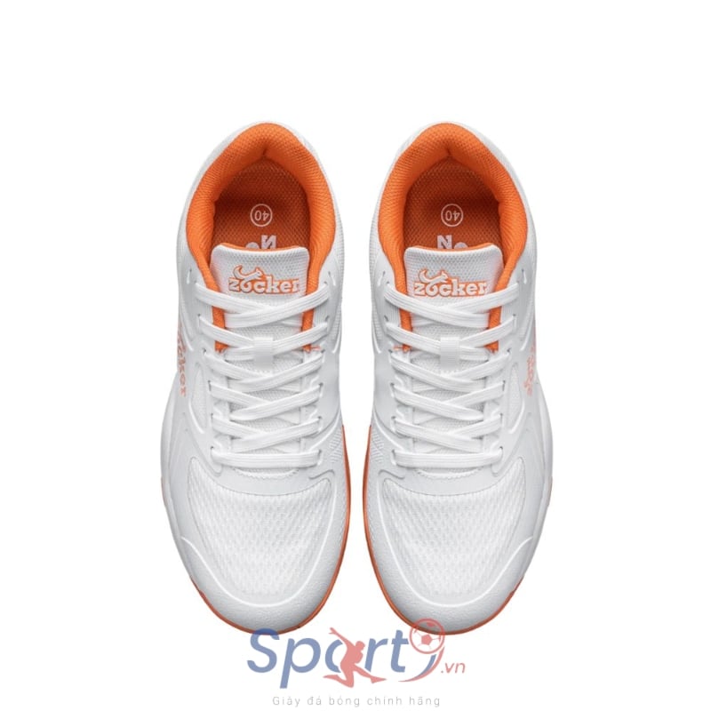 Giày Pickleball Zocker Aspire Speed - Trắng/Cam