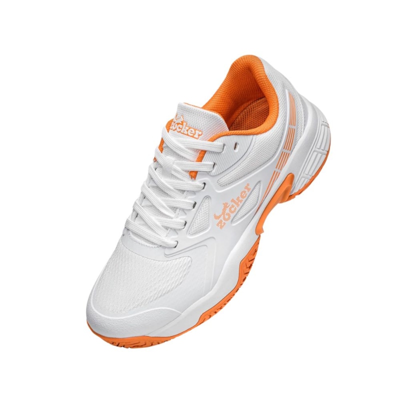 Giày Pickleball Zocker Aspire Speed - Trắng/Cam