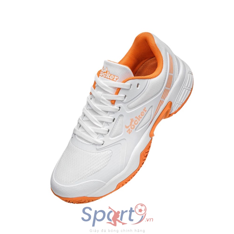 Giày Pickleball Zocker Aspire Speed - Trắng/Cam