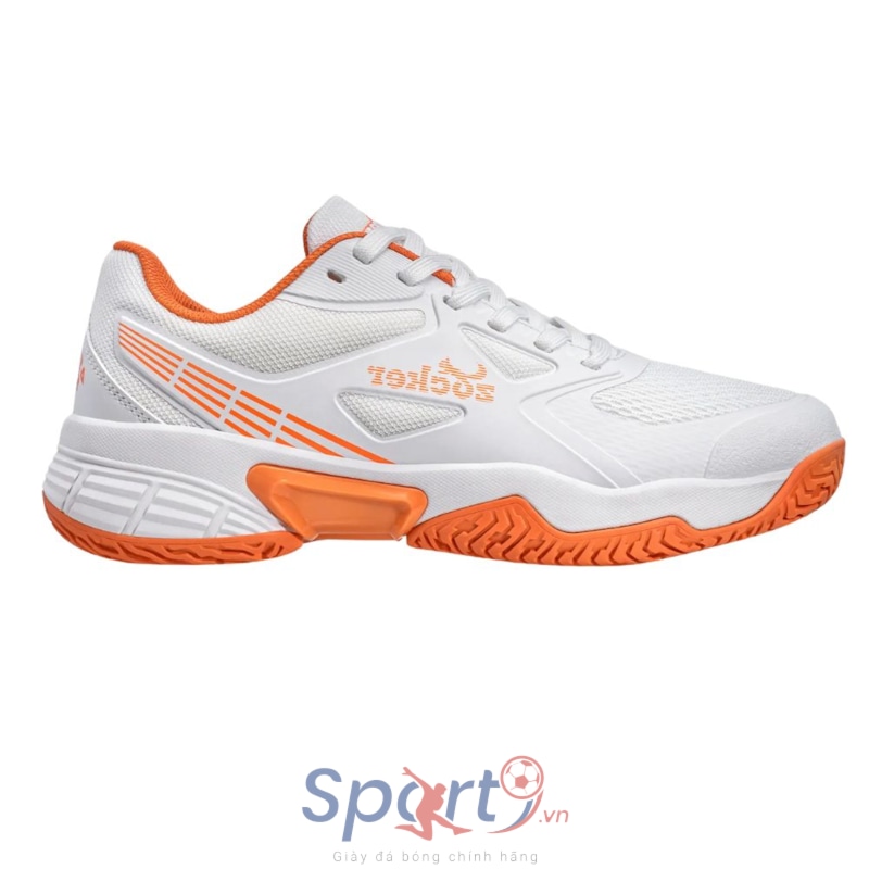 Giày Pickleball Zocker Aspire Speed - Trắng/Cam