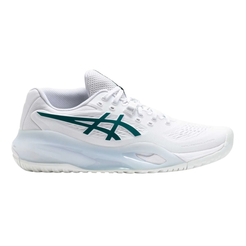 Giày Pickleball Asics Gel Resolution X - 1042A279-103 - Trắng/Xanh Lá