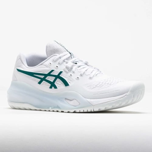 Giày Pickleball Asics Gel Resolution X - 1042A279-103 - Trắng/Xanh Lá