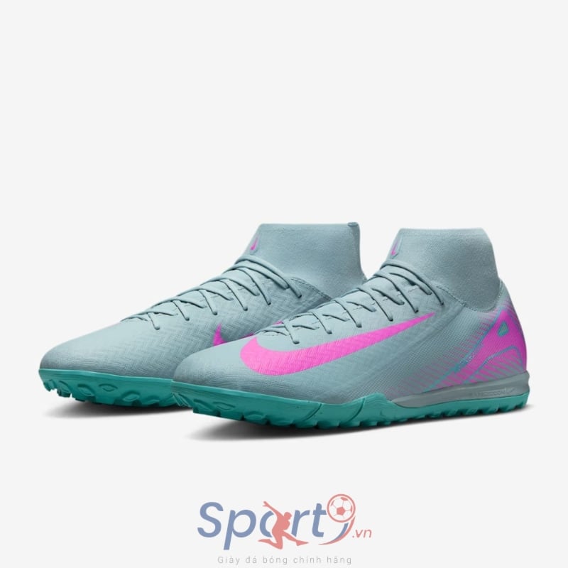 Nike Zoom Mercurial Superfly 10 Academy TF - Màu Xám Hồng - FQ8331-301