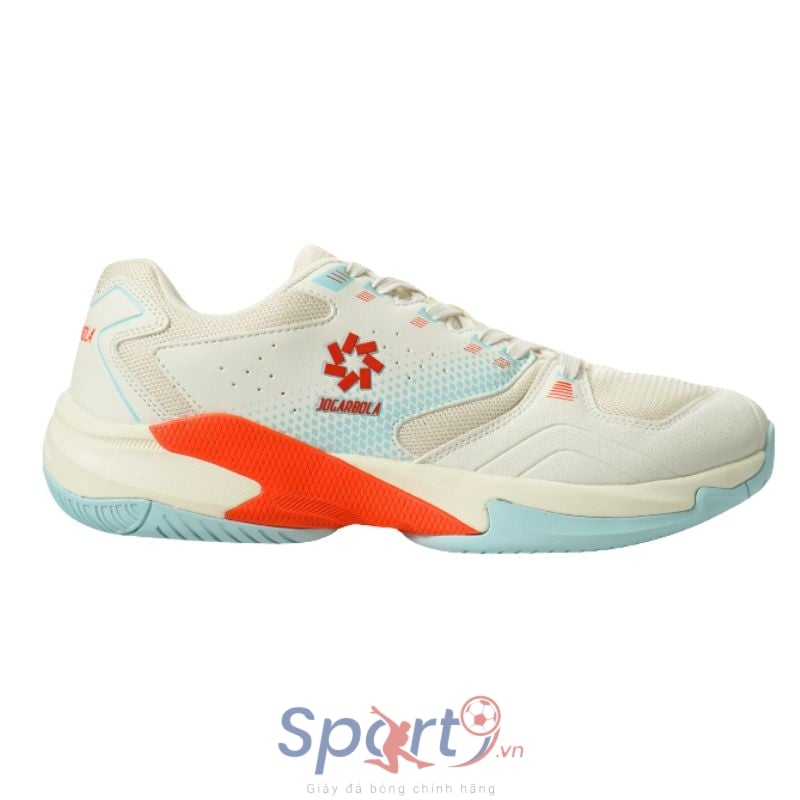 Giày Pickleball Jogarbola Nam Bubble J - Màu Be/Cam