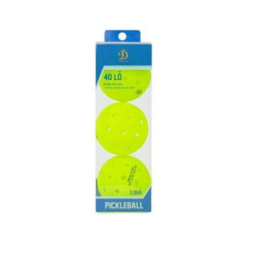 Hộp 3 bóng pickleball Động Lực D25 - Đạt chuẩn USAPA