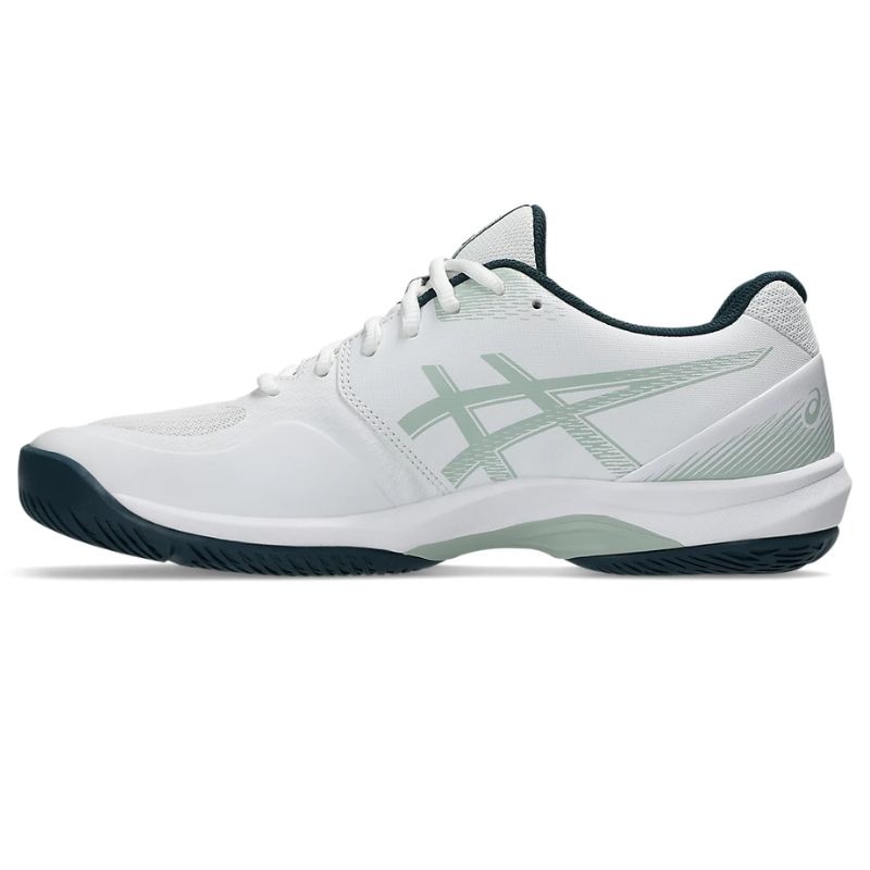 Giày Pickleball Asics Court Hunter FF - 1071A111-100 - Trắng/Xanh Đen
