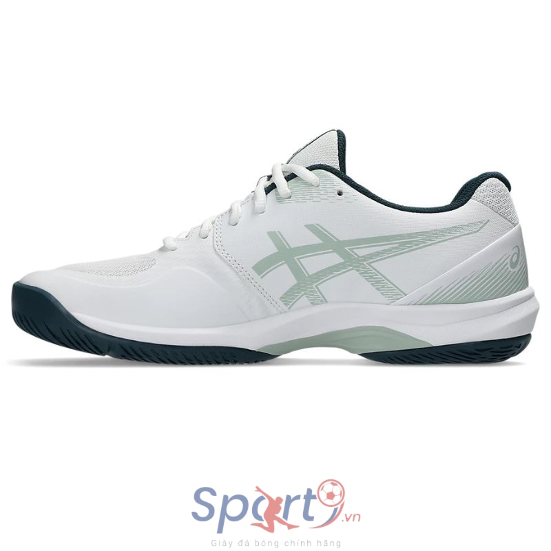 Giày Pickleball Asics Court Hunter FF - 1071A111-100 - Trắng/Xanh Đen
