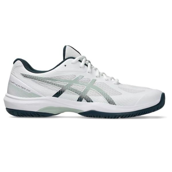 Giày Pickleball Asics Court Hunter FF - 1071A111-100 - Trắng/Xanh Đen