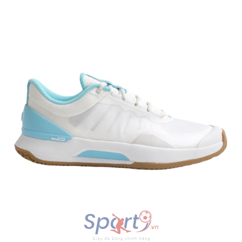 Giày Pickleball Wilson Intrigue Tour Omni - WRS337730 - Trắng/Xanh/Nâu