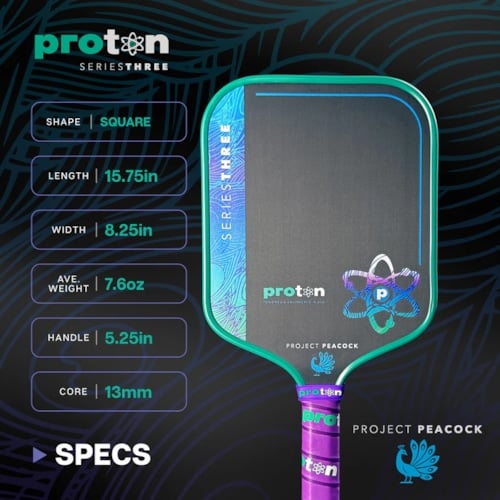 Vợt Pickleball Proton Peacock Wide Body