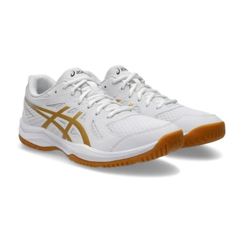 Giày Pickleball Asics Upcourt 6 - 1071A104-106 - Trắng Vàng
