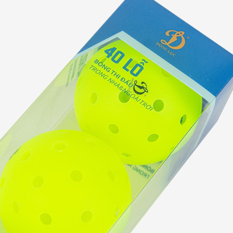 Hộp 3 bóng pickleball Động Lực D25 - Đạt chuẩn USAPA