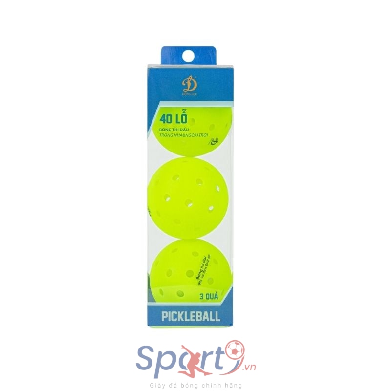 Hộp 3 bóng pickleball Động Lực D25 - Đạt chuẩn USAPA