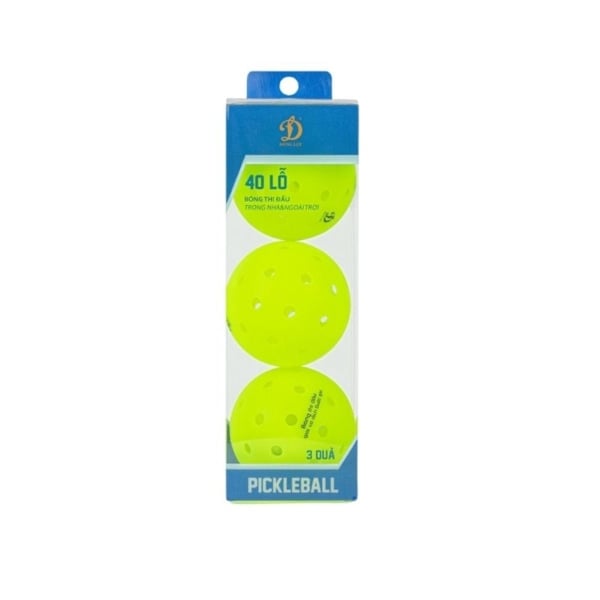 Hộp 3 bóng pickleball Động Lực D25 - Đạt chuẩn USAPA