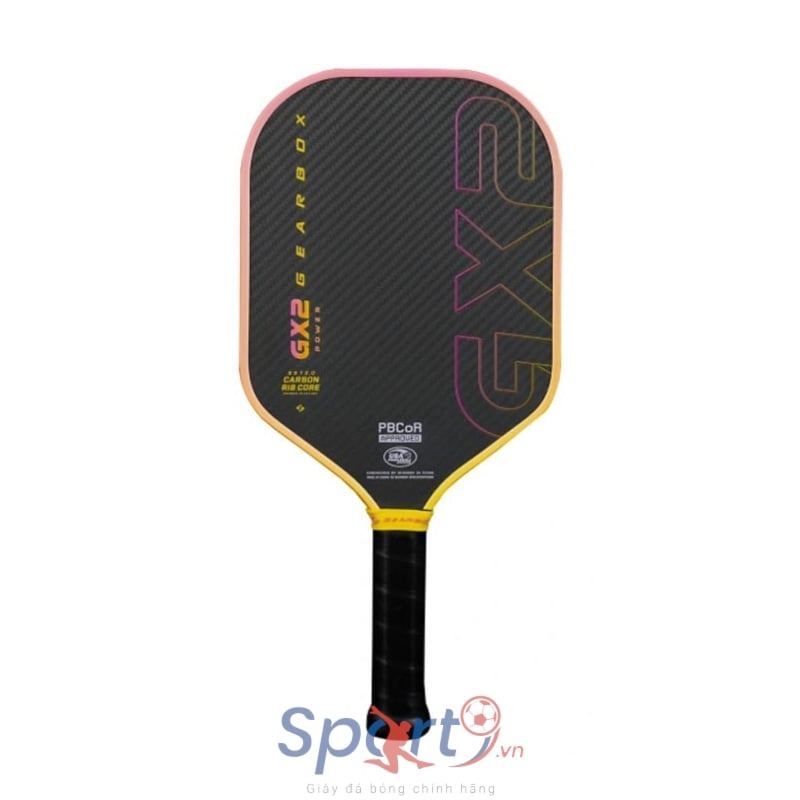 Vợt Pickleball Gearbox GX2 Power Hybrid Limited Edition Yellow Pink - 16mm