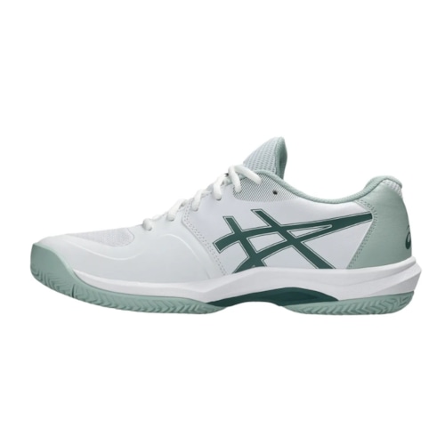 Giày Pickleball Asics Game FF Clay/OC - 1041A490-104 - White/Dark Neptune