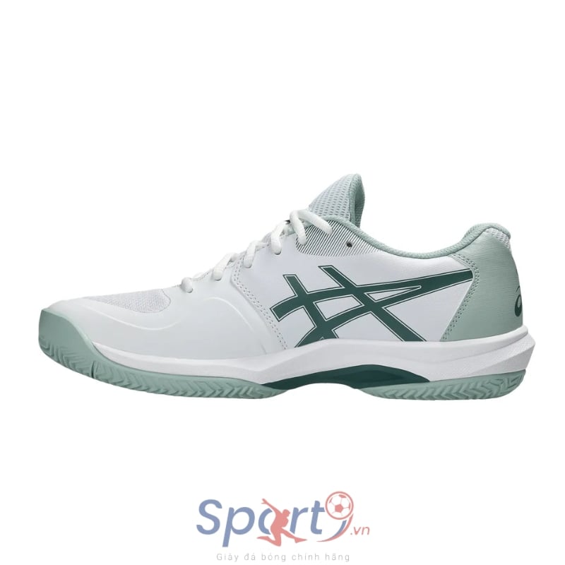Giày Pickleball Asics Game FF Clay/OC - 1041A490-104 - White/Dark Neptune
