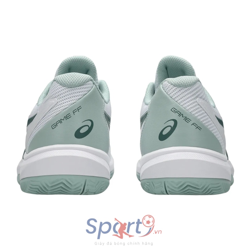 Giày Pickleball Asics Game FF Clay/OC - 1041A490-104 - White/Dark Neptune