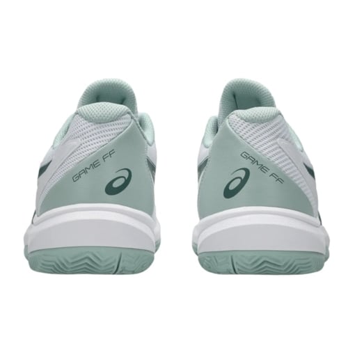Giày Pickleball Asics Game FF Clay/OC - 1041A490-104 - White/Dark Neptune