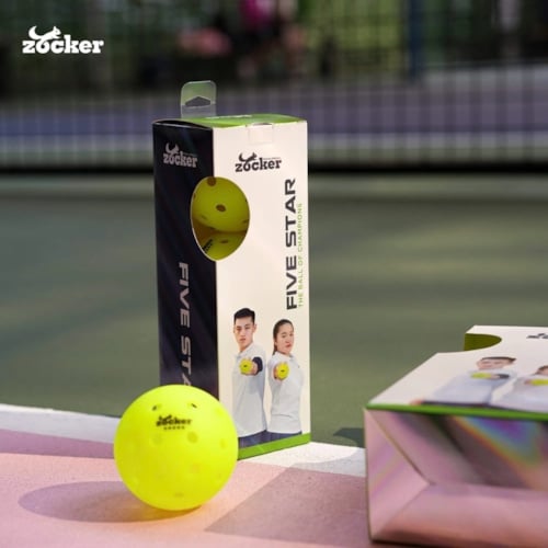 Hộp 3 bóng thi đấu pickleball Pickleball Zocker Five Star