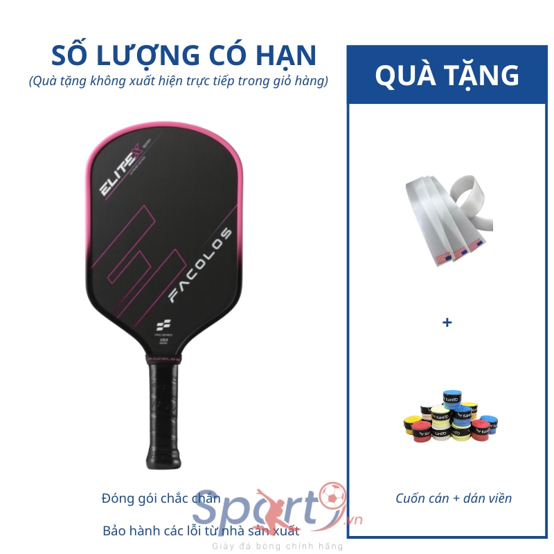  Vợt Pickleball Facolos Elite X Series - Pink