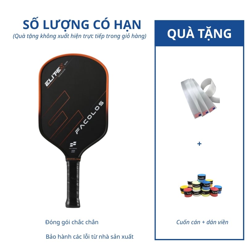 Vợt Pickleball Facolos Elite X Series - Orange