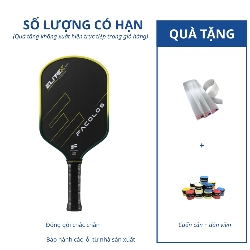 Vợt Pickleball Facolos Elite X Series   - Neon