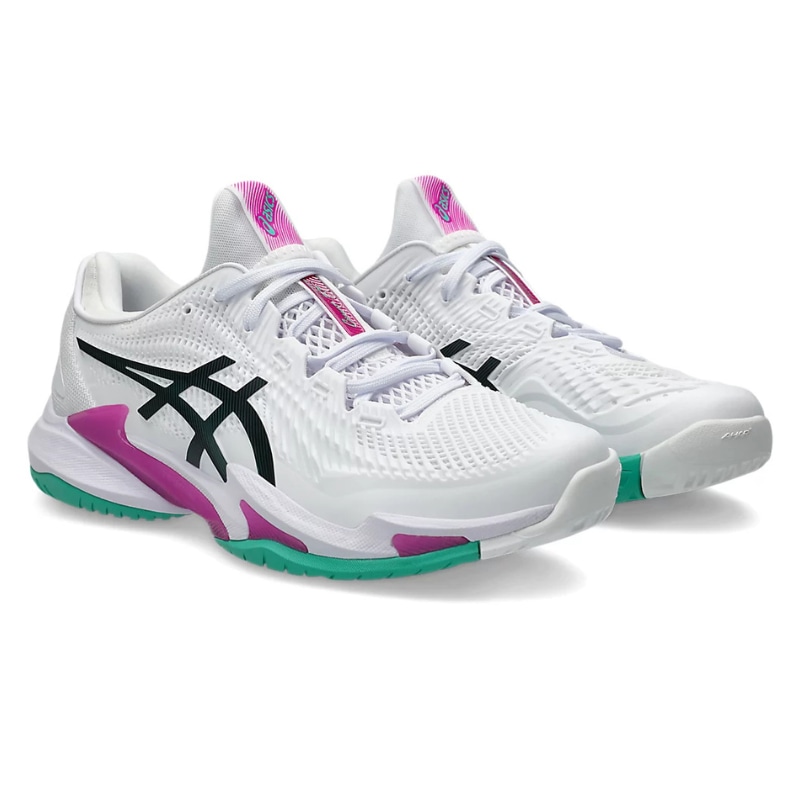 Giày Pickleball Asics Court FF 3 -1041A370-106 - Trắng/Hồng/Xanh