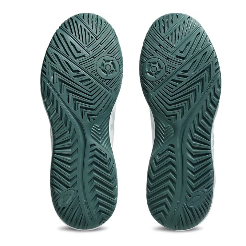 Giày Pickleball Asics Gel Dedicate 8 1041A408-107 - White/Cold Moss