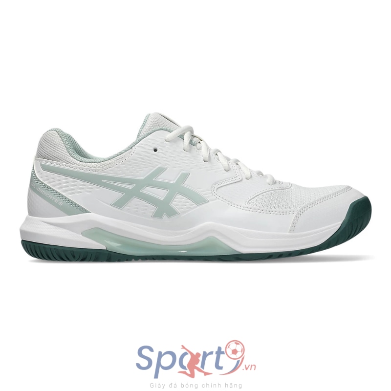 Giày Pickleball Asics Gel Dedicate 8 1041A408-107 - White/Cold Moss