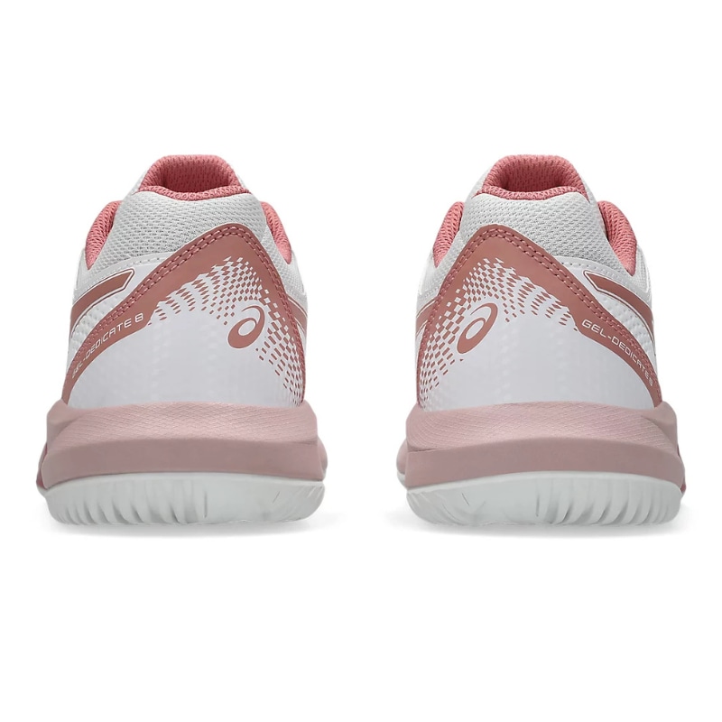 Giày Pickleball Asics Gel-Dedicate 8 Women’s – 1042A237-106 – White/Light Pink