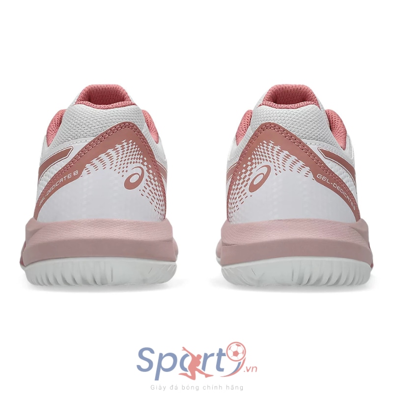 Giày Pickleball Asics Gel-Dedicate 8 Women’s – 1042A237-106 – White/Light Pink